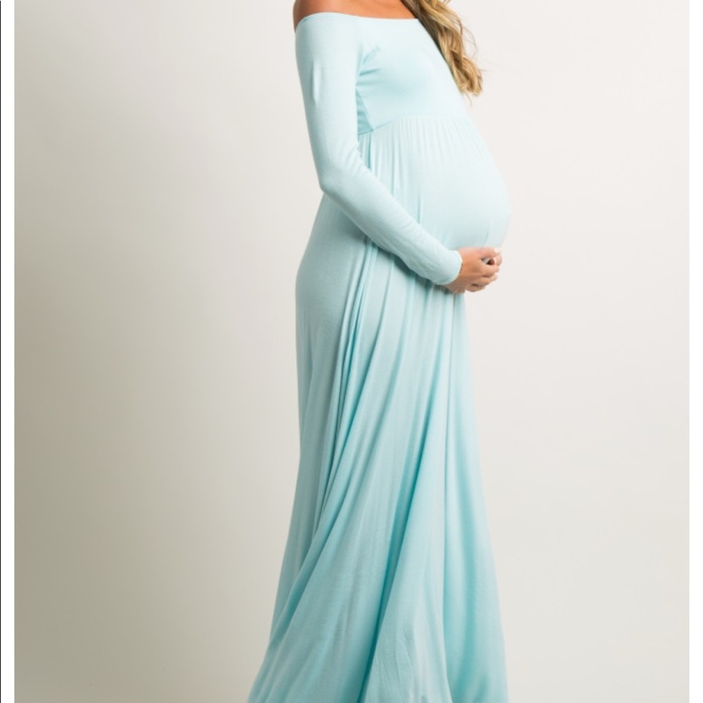 PinkBlush Maternity PhotoShoot Maxi Dress - Picture 3 of 4